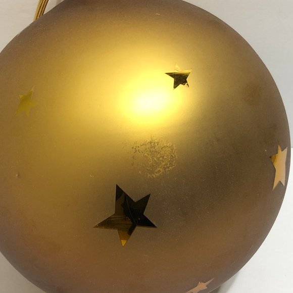 Dept 56 Moon & Ball Frosted Mercury Glass Ornament - Picture 7 of 12